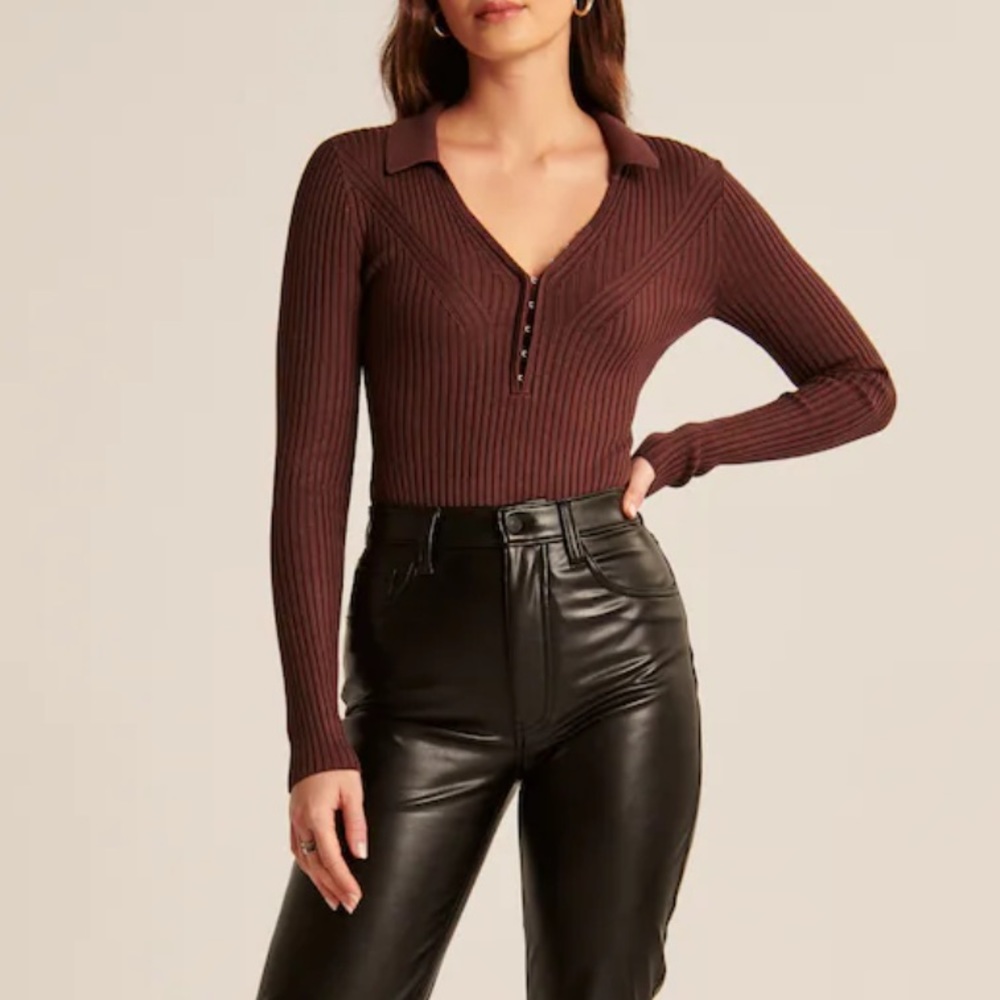 Abercrombie and Fitch Black Bodysuit - Picture 2 of 8